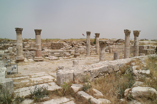 Reste der byzantinischen Kirche